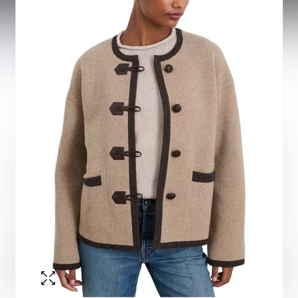 Alex Mill Aubrey Toggle Sweater Jacket NWT Large - Picture 4 of 8